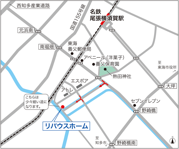 弊社ご案内地図